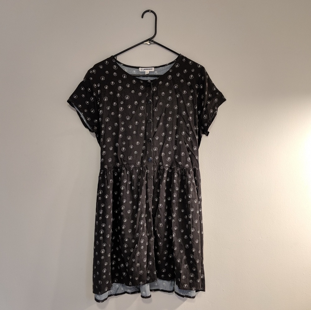 Button up lightning dress